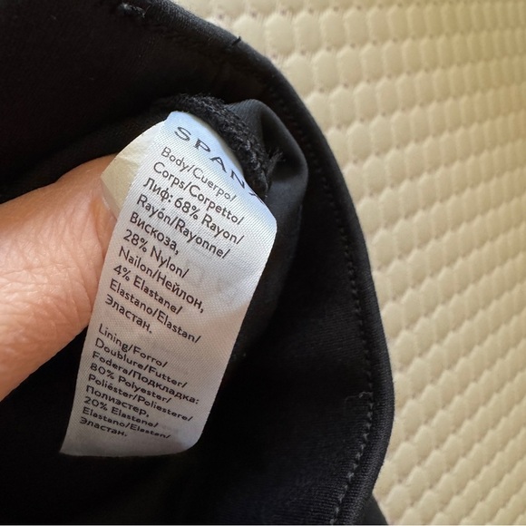 NWOT Spanx Black Legging Pants Size L - Picture 9 of 11